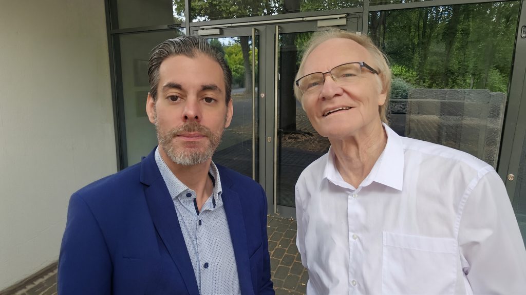 Von links nach rechts: Jan Wambach, Vorsitzender der FDP Bendorf, Herbert Speyerer, Fraktionsvorsitzender der FDP Stadtratsfraktion.